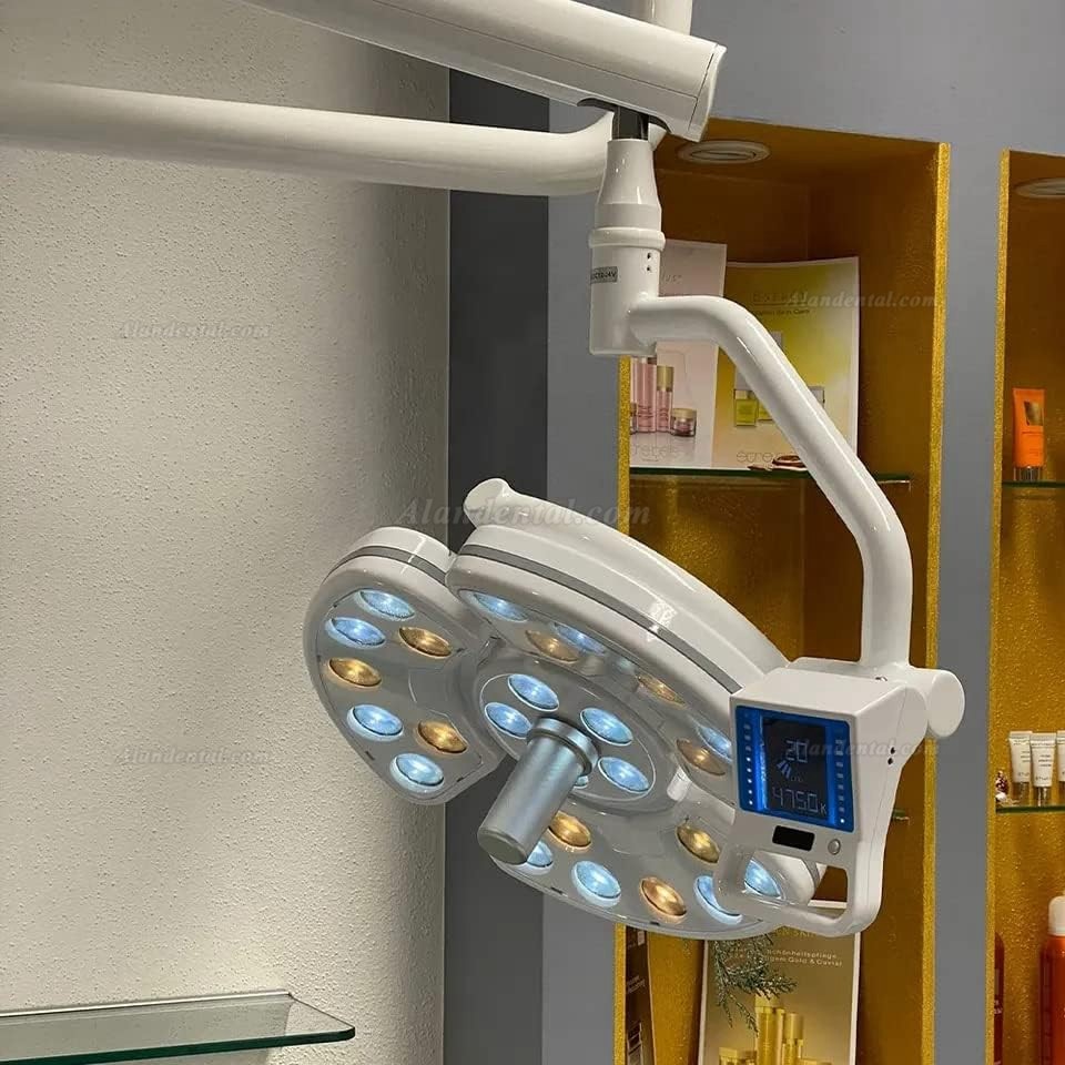 Saab KY-P138-2 Ceiling Mounted Dental Shadowless Surgical Lamp Operation Light 52 LEDs